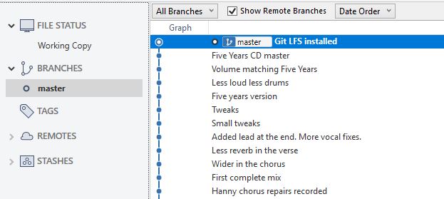 Commit Git LFS in SourceTree