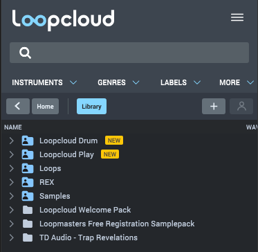 Loopcloud docked