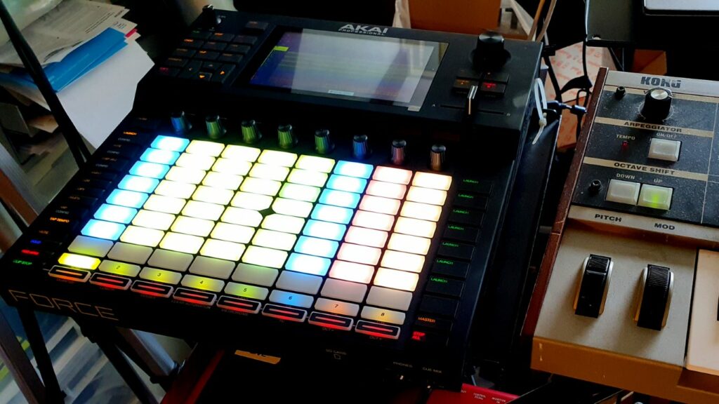 Akai Force in the live setup